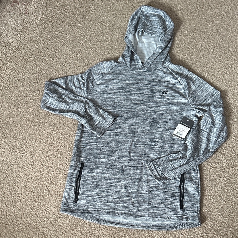 Russell Athletic Gray hoodie size M